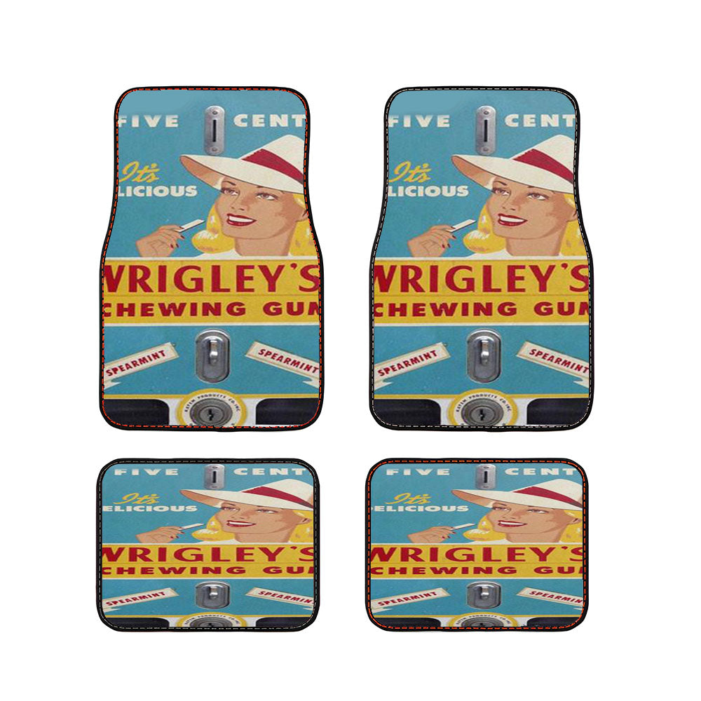 Wrigley'S Gum Vending Machine Car Floor Mats Accessories