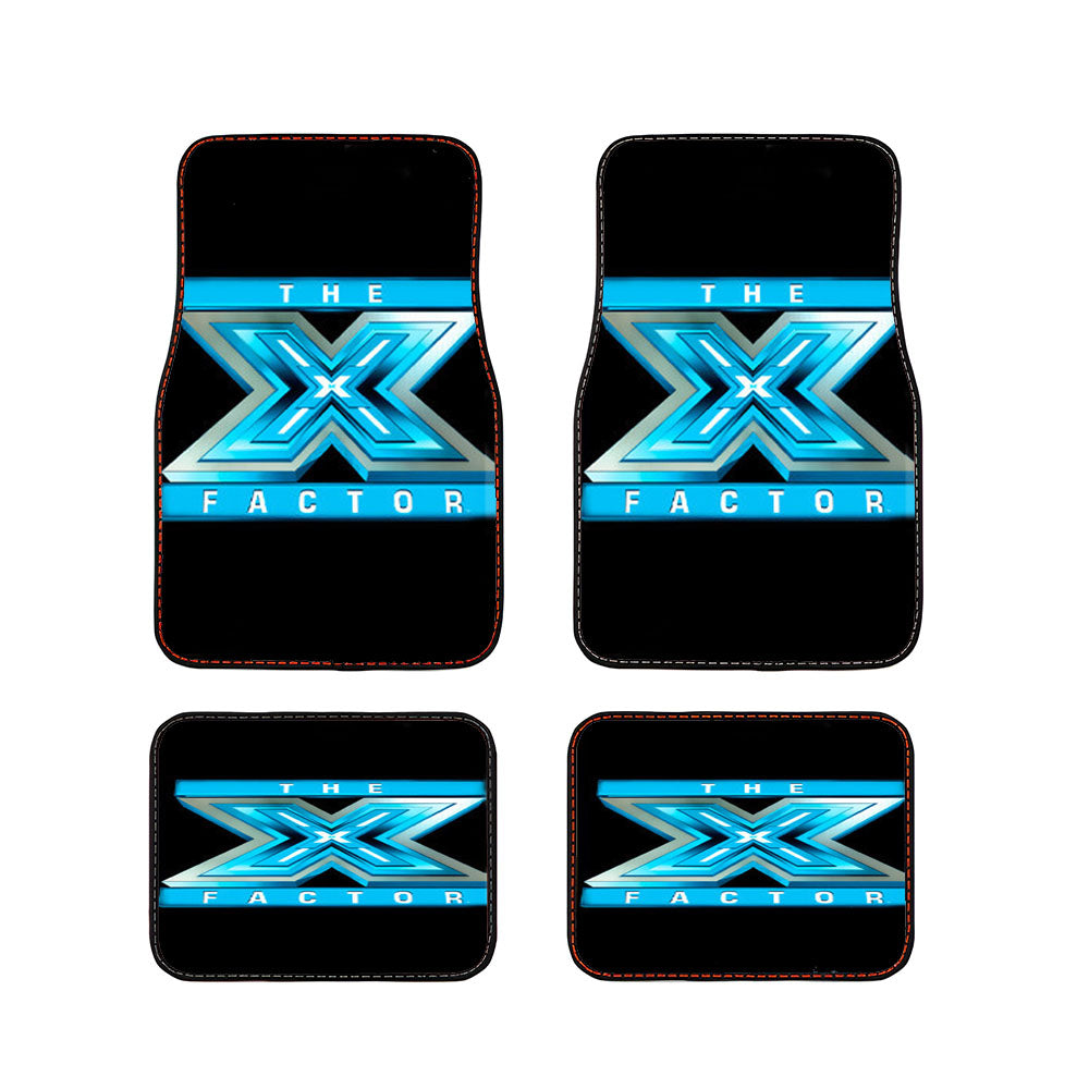 X Factor Logo Hero Blue Car Floor Mats Accessories