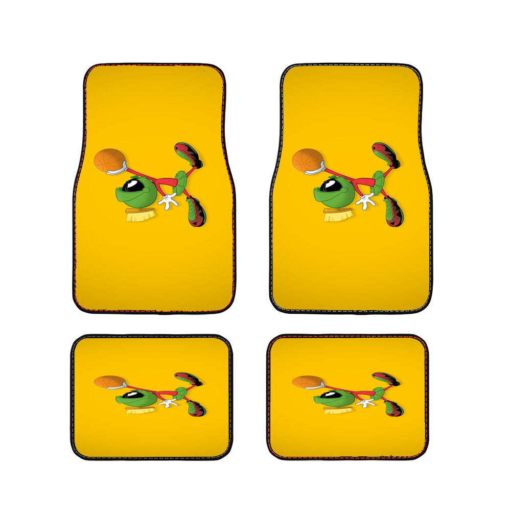 Yellow Marvin The Martian Basketball Car Floor Mats Accessories