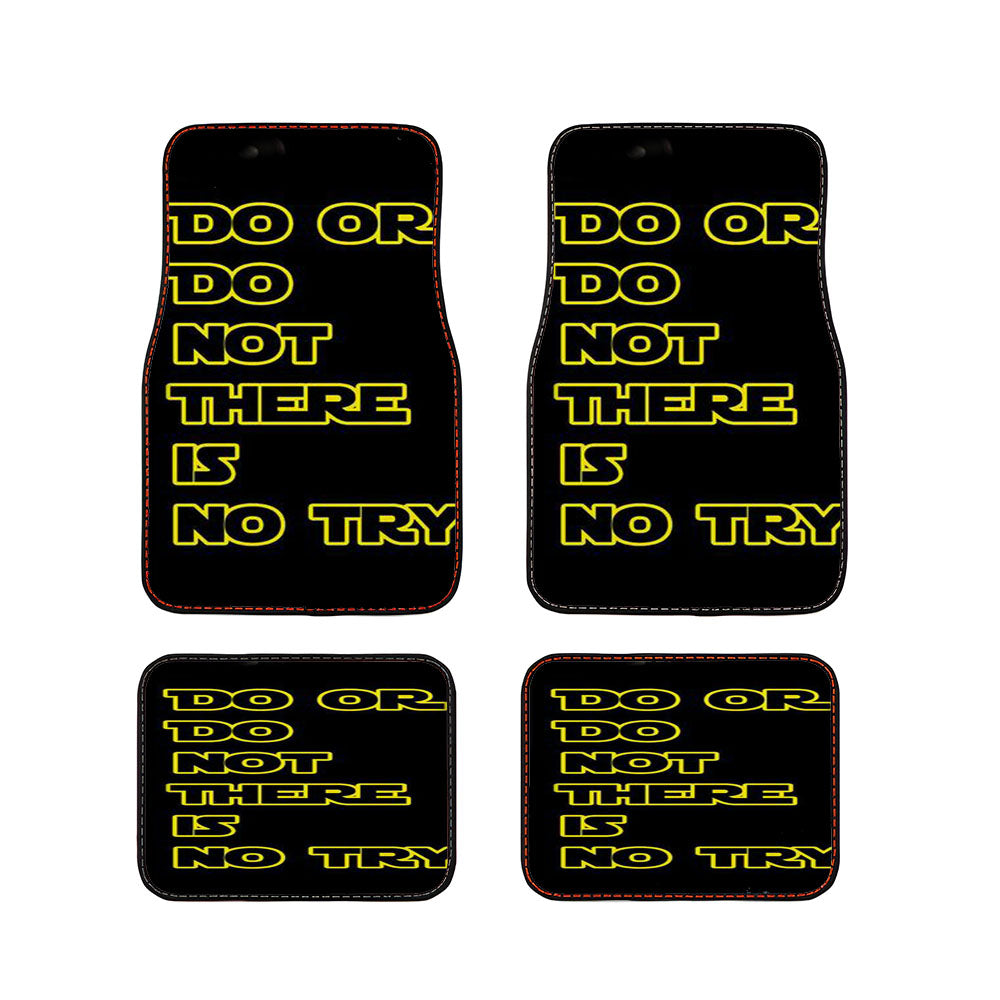 Yoda Quote Star Wars Car Floor Mats Accessories