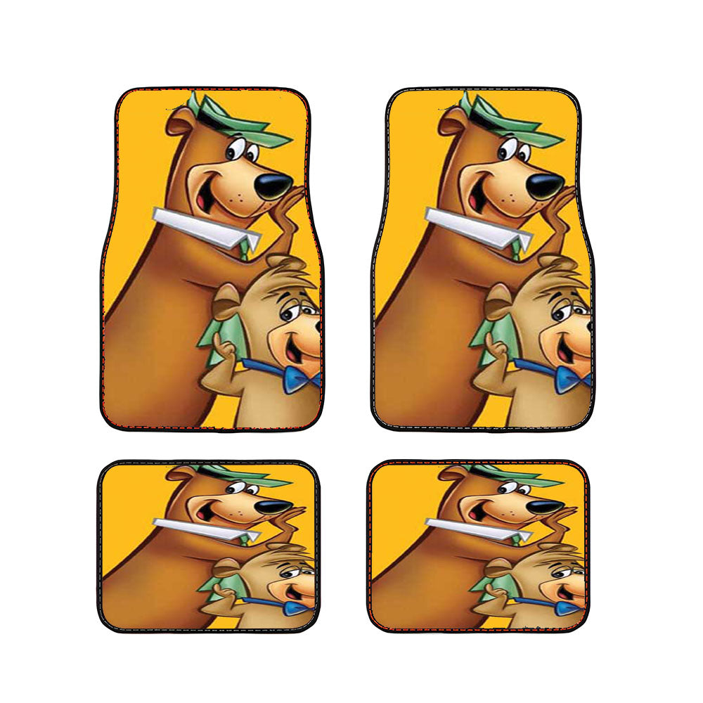 Yogi Bear Yellow Car Floor Mats Accessories