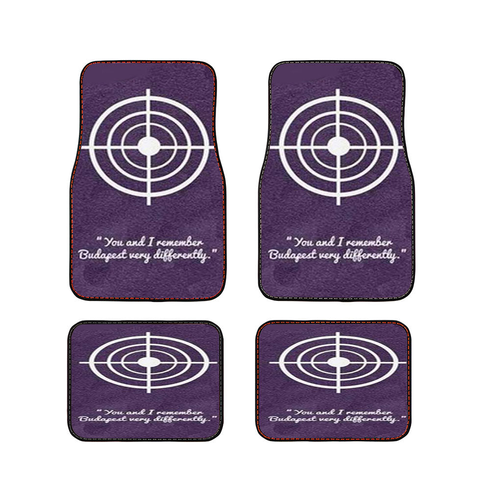 You And I Remember Budapest Very Differently Car Floor Mats Accessories