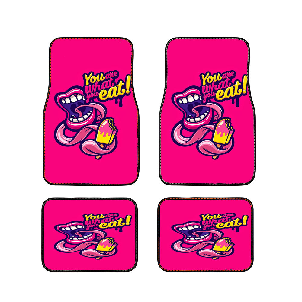 You Are What You Eat Car Floor Mats Accessories
