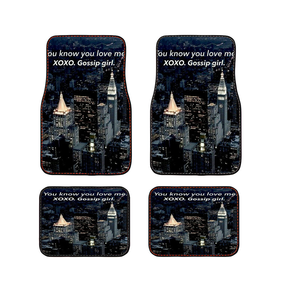You Know You Love Me Xoxo Gossip Girl Car Floor Mats Accessories