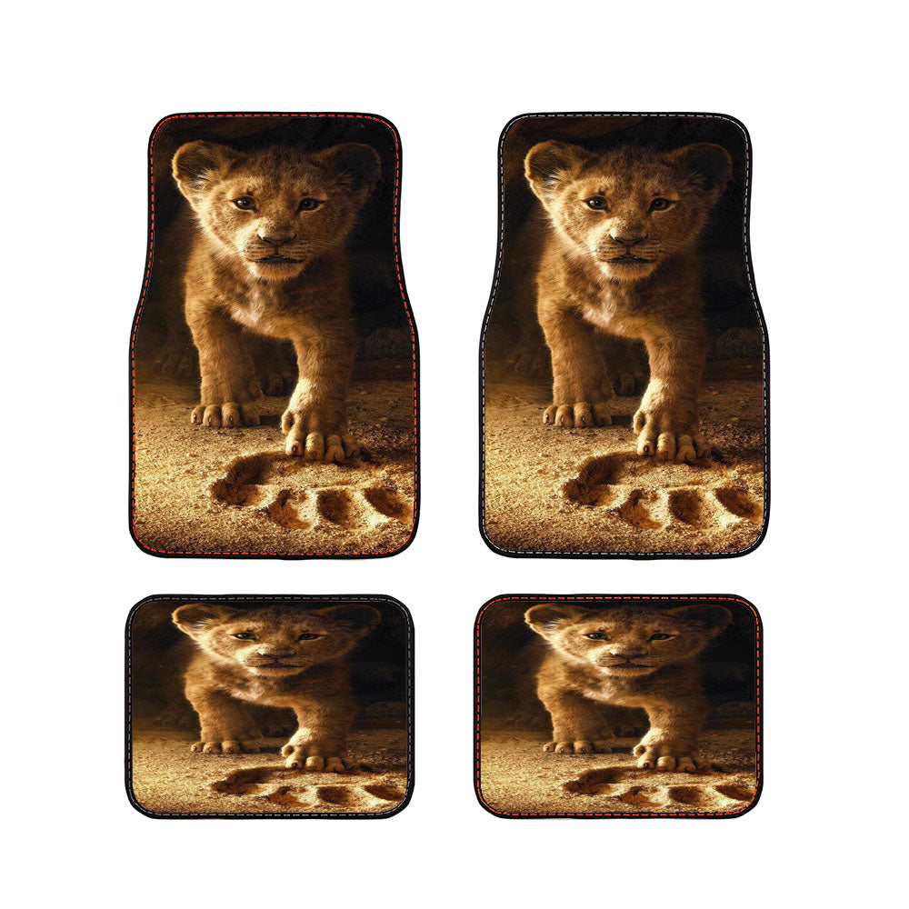 Young Simba The Lion King Car Floor Mats Accessories