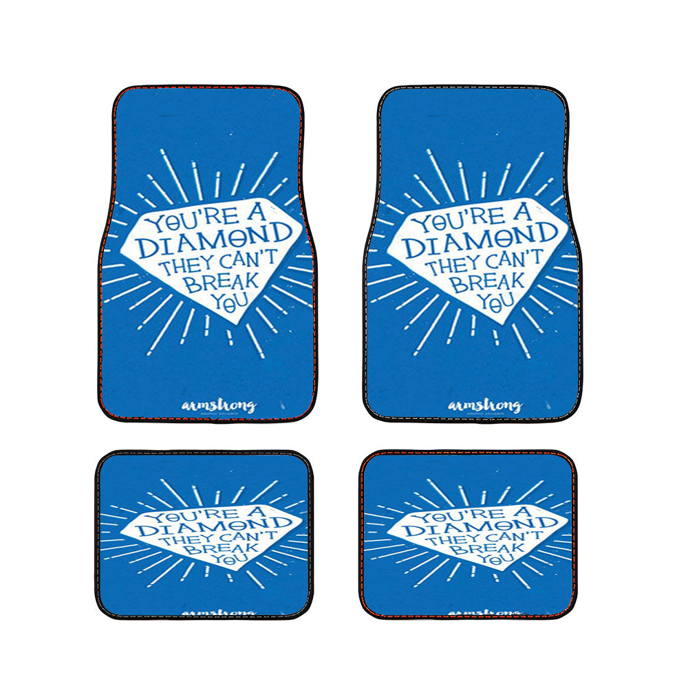 Youre A Diamond Car Floor Mats Accessories