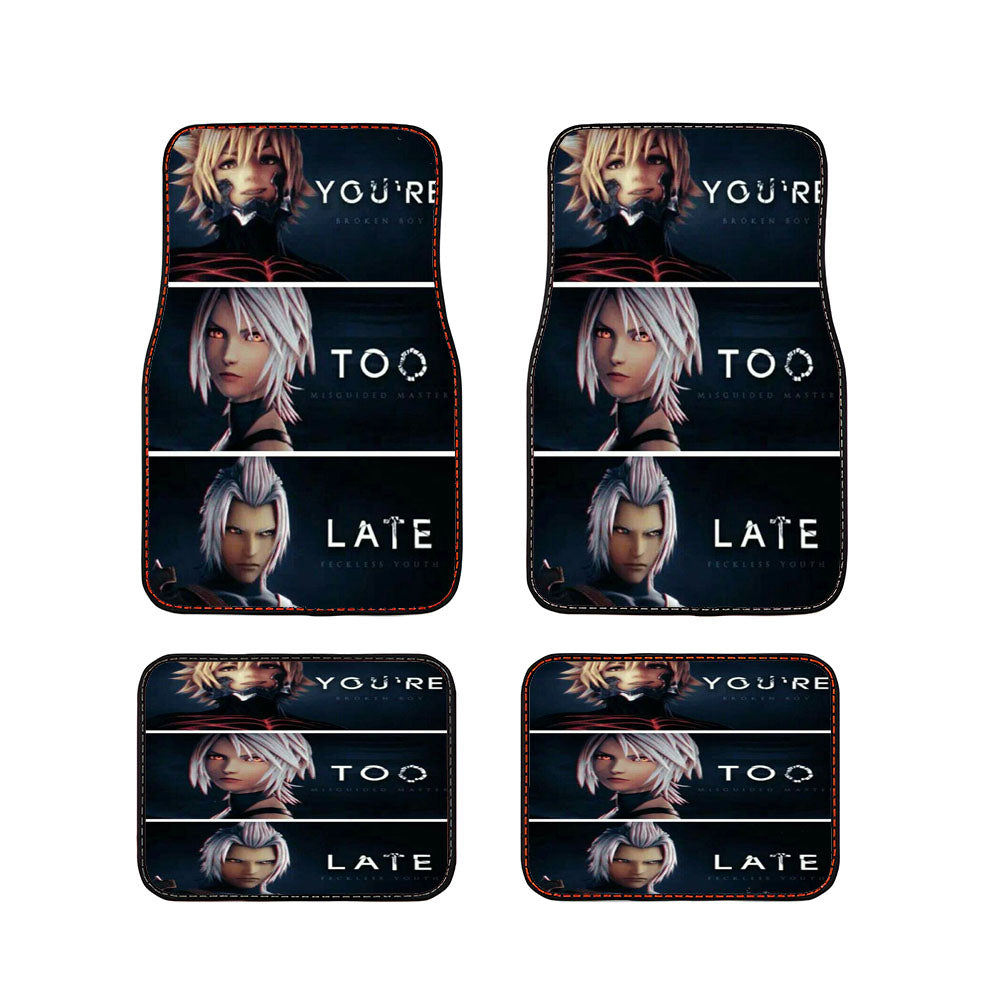 Youre Too Late Kingdom Hearts Quotes Car Floor Mats Accessories