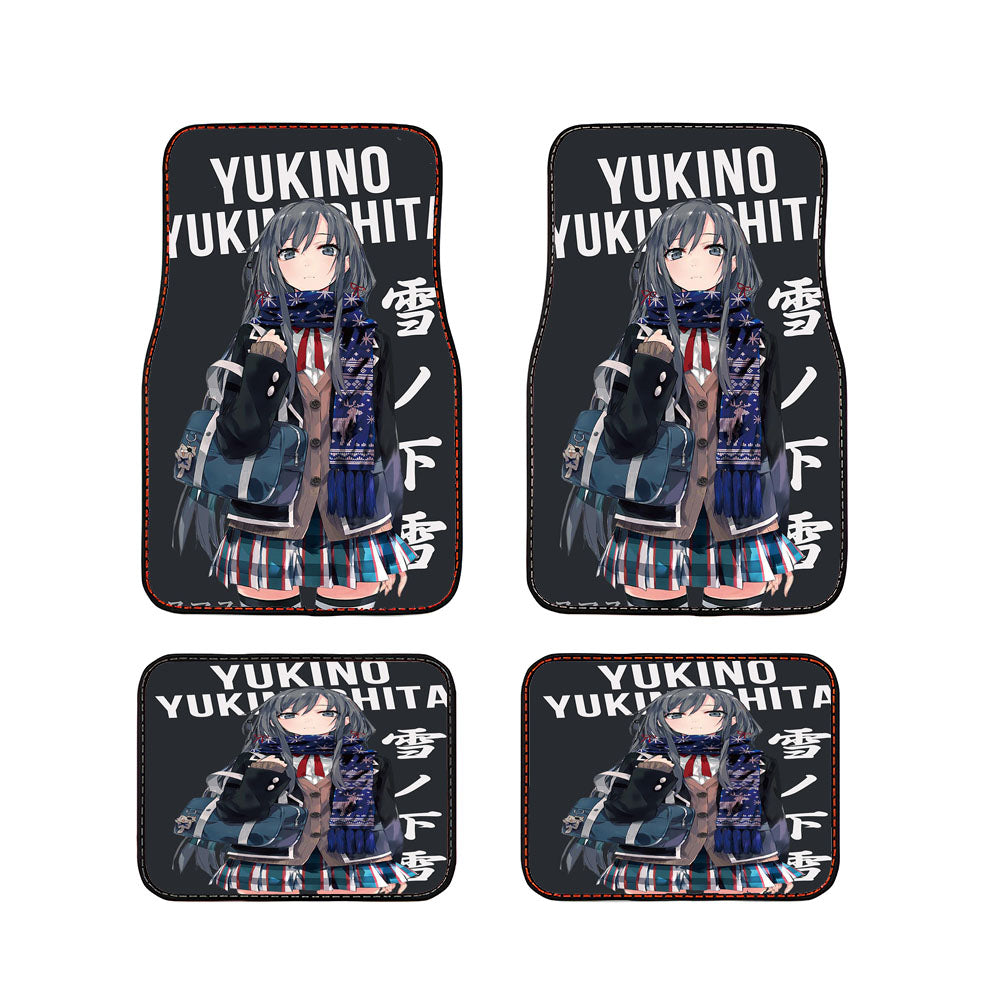 Yukino Yukinoshita Oregairu Car Floor Mats Accessories