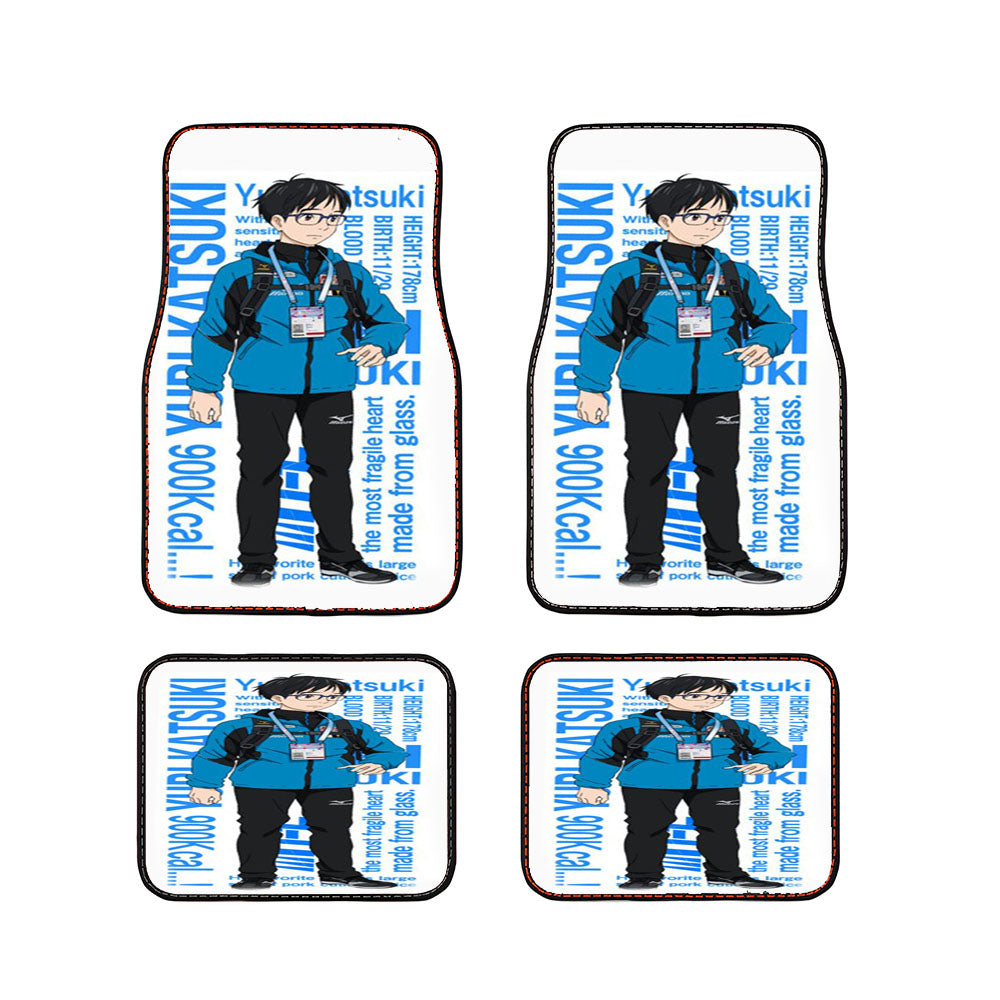 Yuri Katsuki Car Floor Mats Accessories