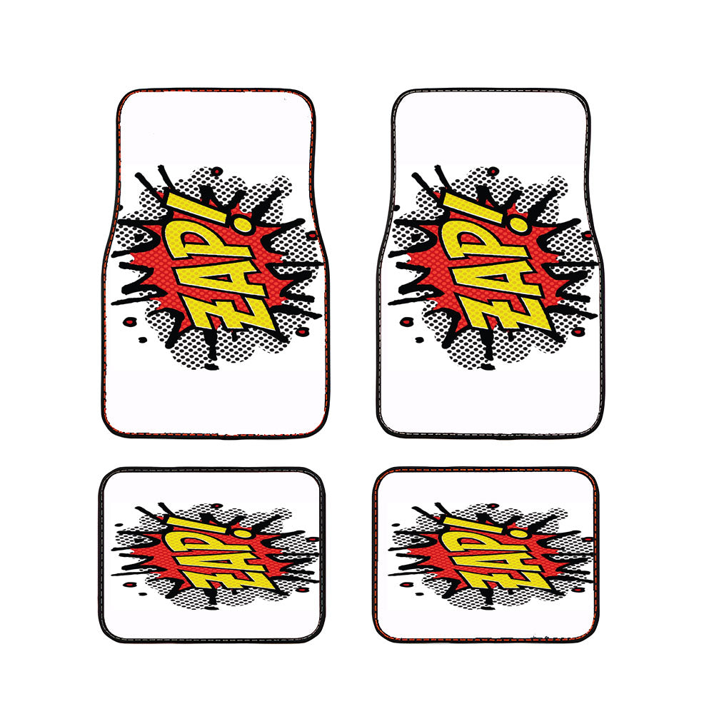 Zap Tattoo Car Floor Mats Accessories