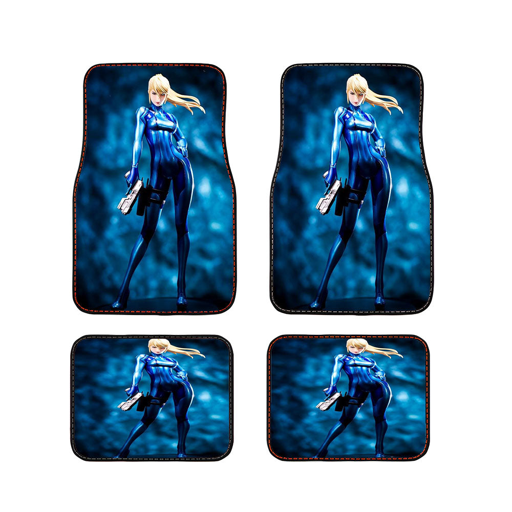 Zero Suit Samus Starry Night Car Floor Mats Accessories