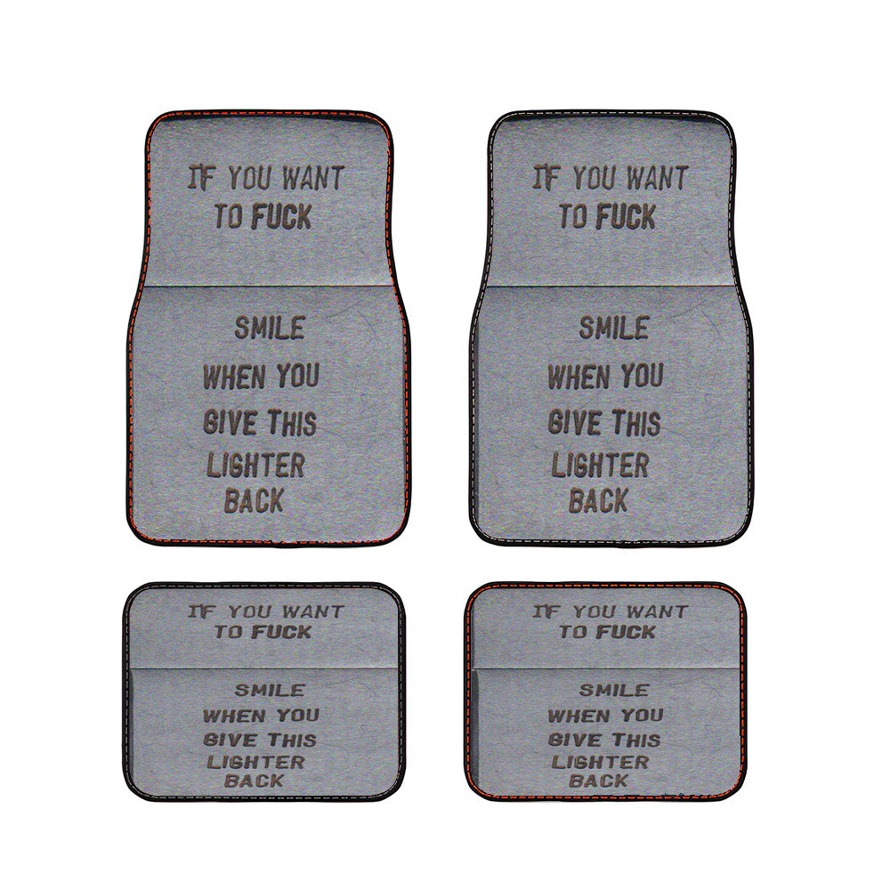 Zippo Lighter Car Floor Mats Accessories