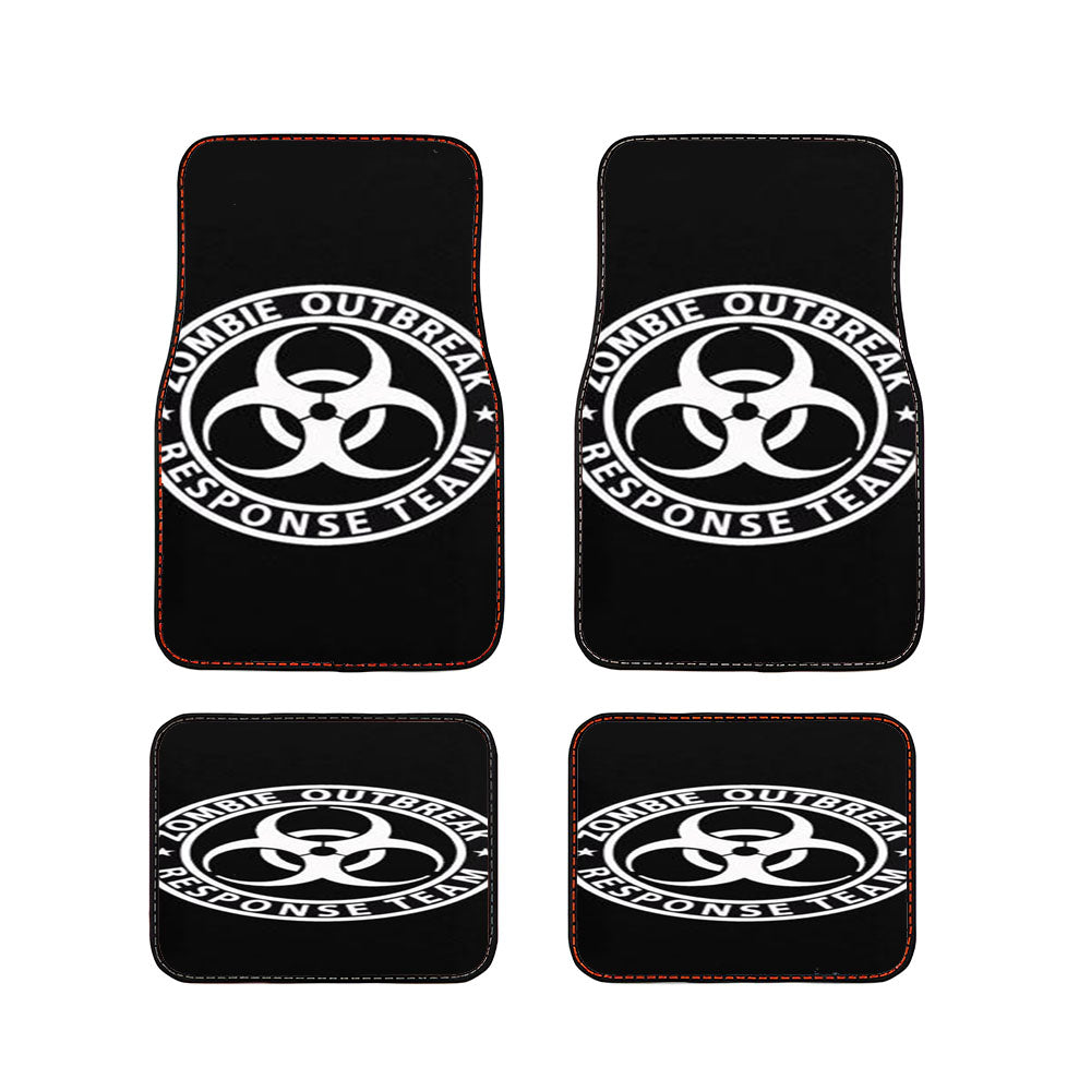 Zombie Outbreak Car Floor Mats Accessories
