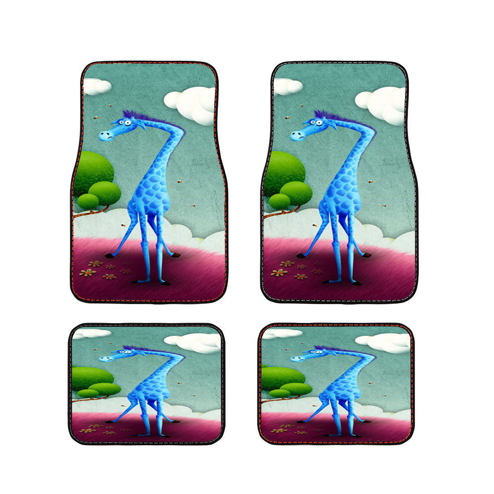 Zoo Animal Calf Giraffe Car Floor Mats Accessories