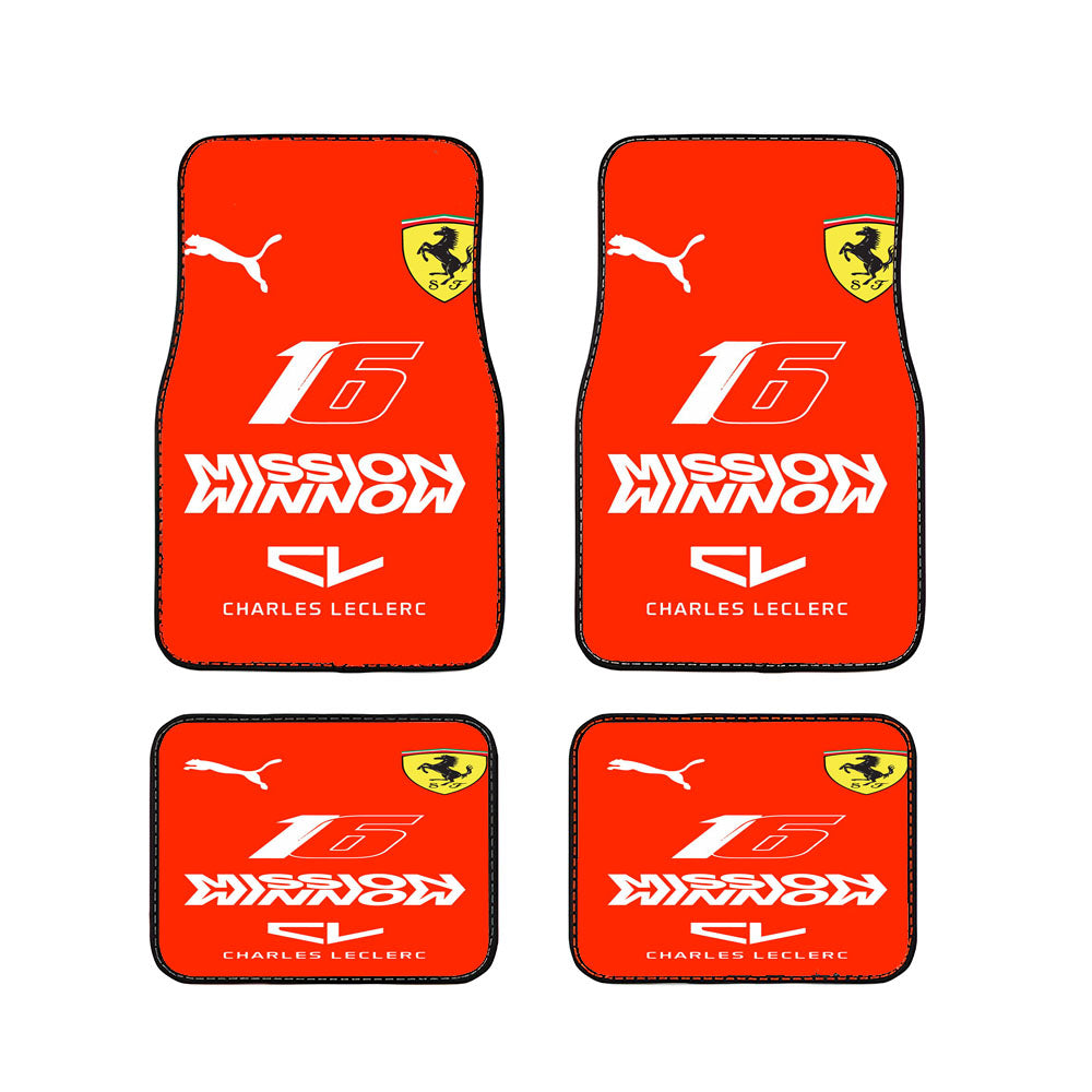 Cl16 Ferrari 2019 Driver Mission Winnow Car Floor Mats Accessories