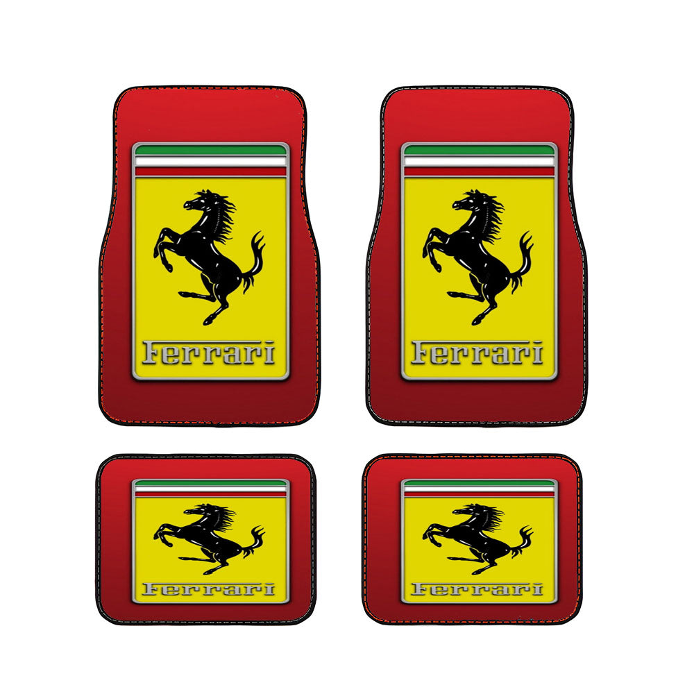 Classic Ferrari Logo Car Floor Mats Accessories