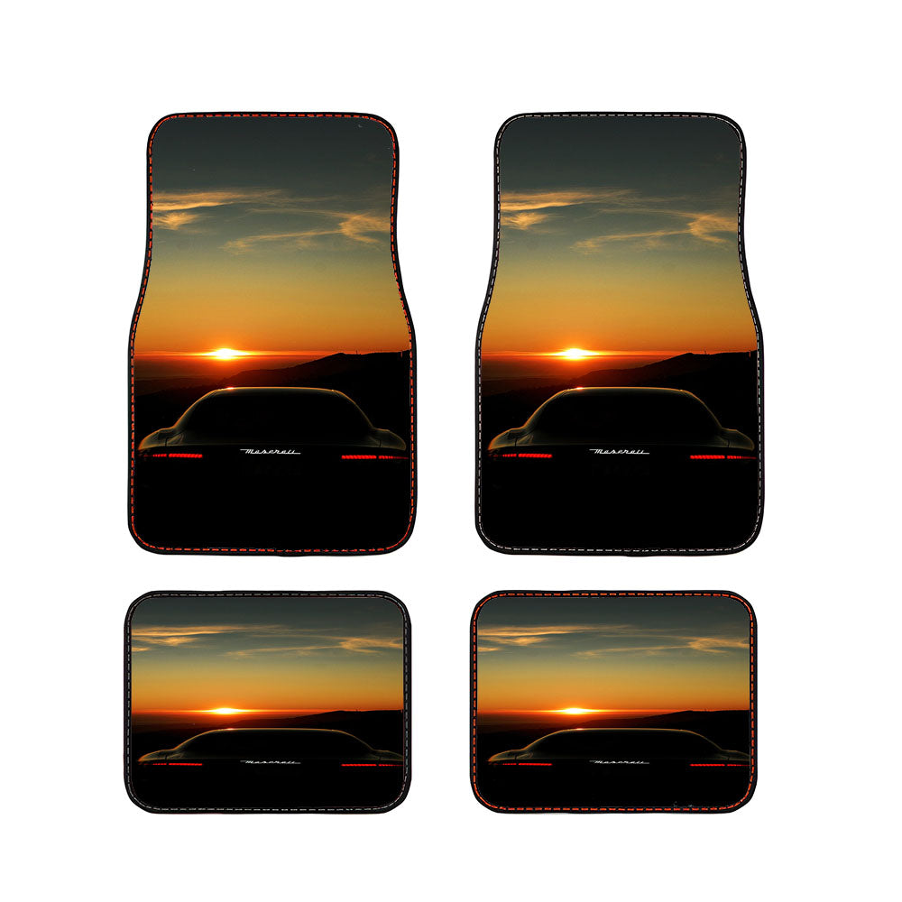 Maserati Sunset Wallpaper Car Floor Mats Accessories