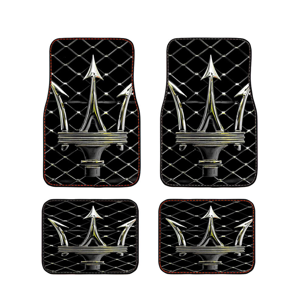 Maserati Trident Emblem Car Floor Mats Accessories