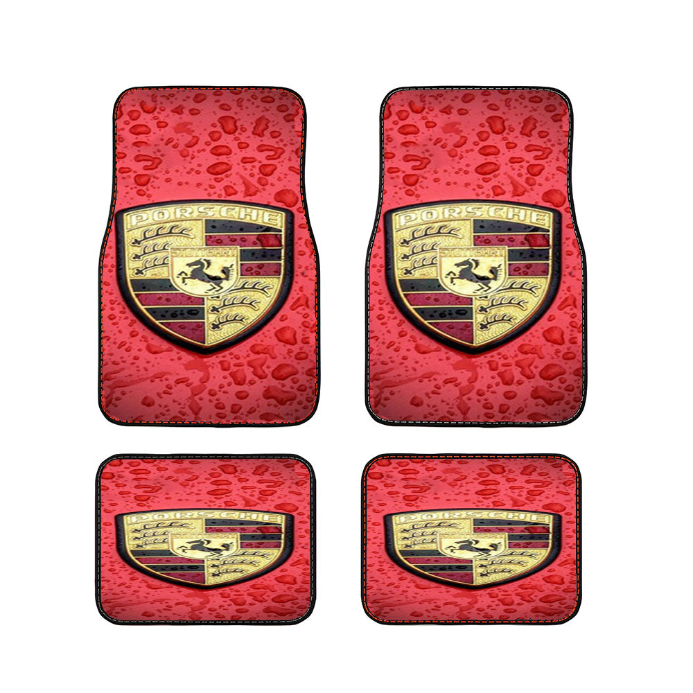 Porsche Car Logo Car Floor Mats Accessories