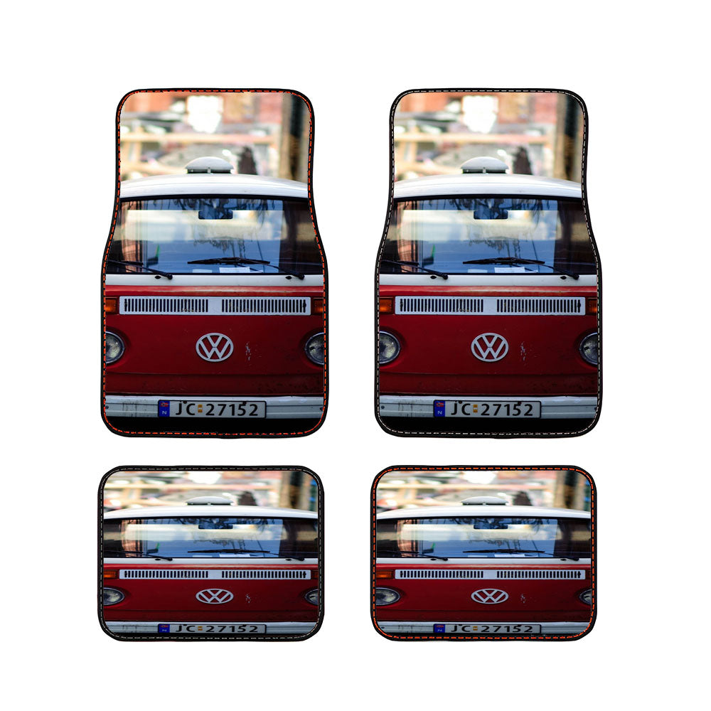 Red Volkswagen Car Floor Mats Accessories