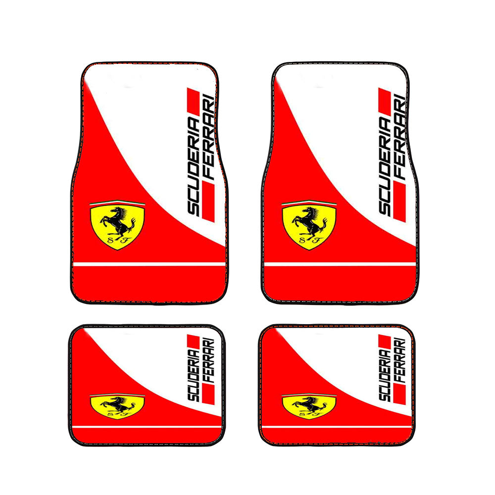 Scuderia Ferrari Logo Car Floor Mats Accessories