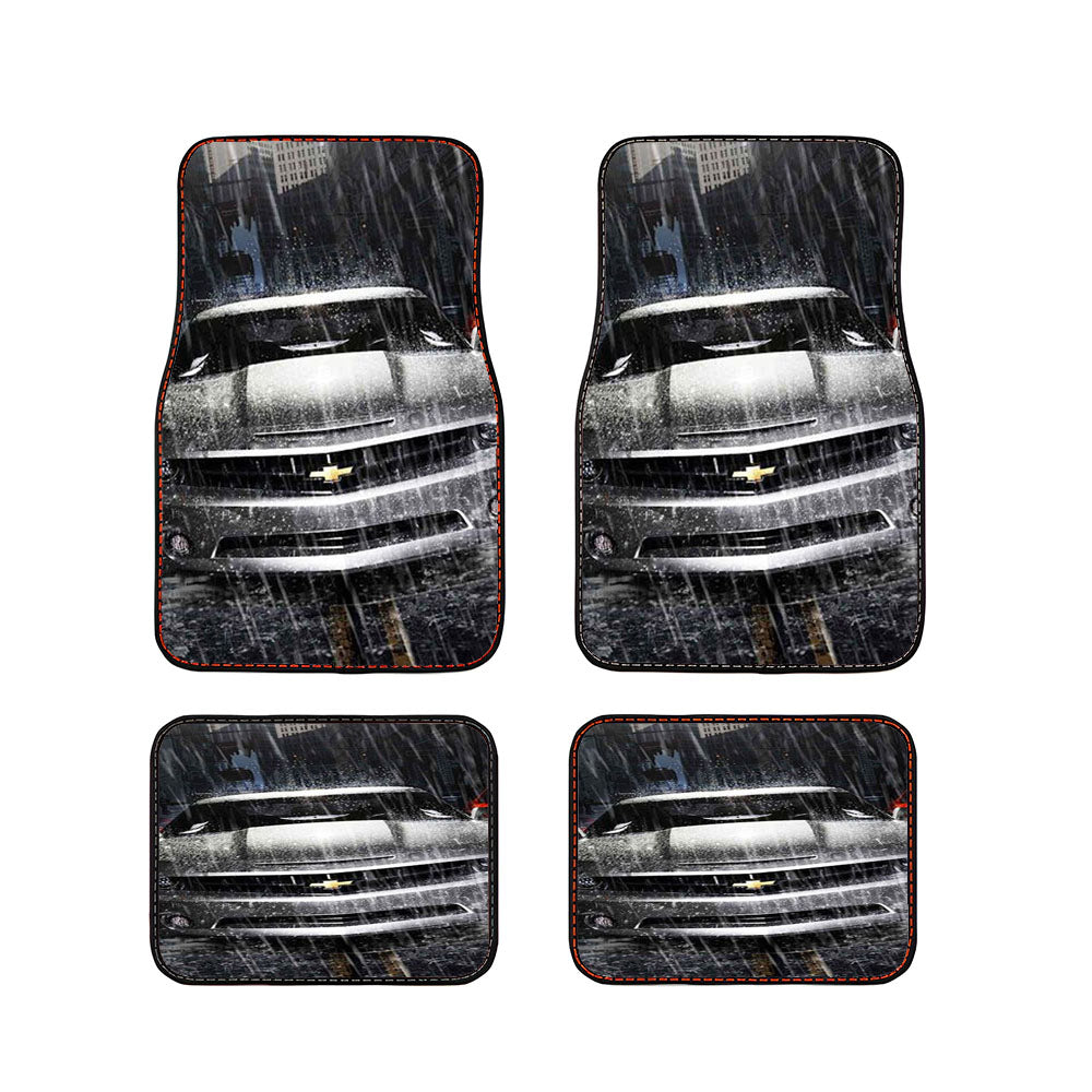 Silver Chevrolet Camaro Car Floor Mats Accessories
