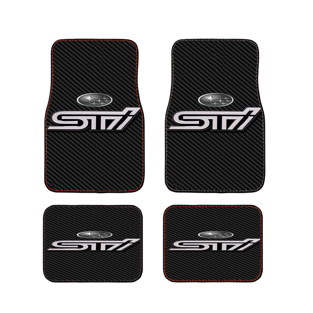 Subaru Sti Logo Car Floor Mats Accessories