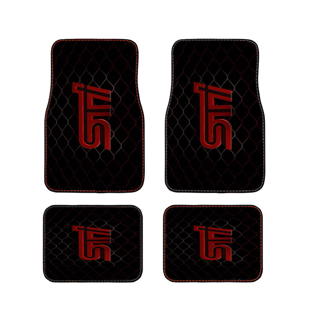 Subaru Sti Red Car Floor Mats Accessories