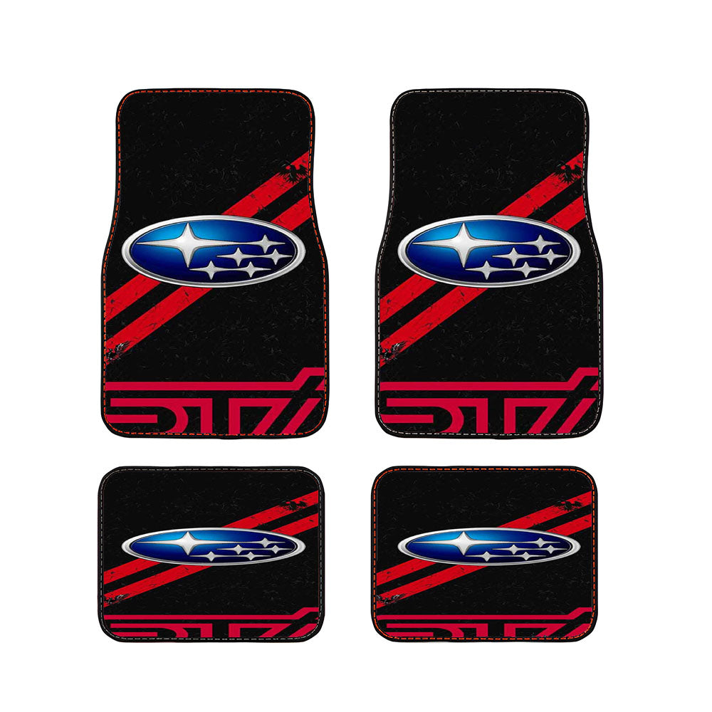 Subaru Wrx Sti Logo Car Floor Mats Accessories