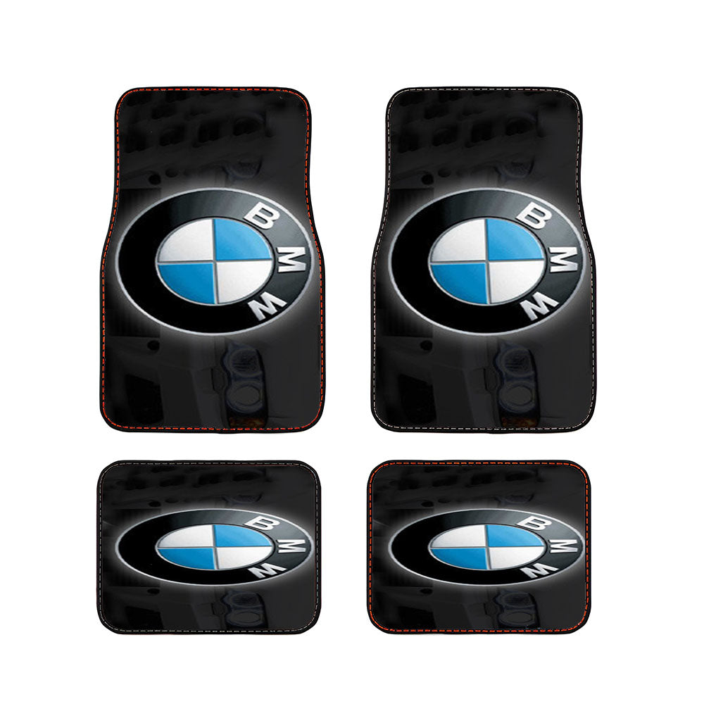 Unique Design Bmw Emblem Pattern Car Floor Mats Accessories