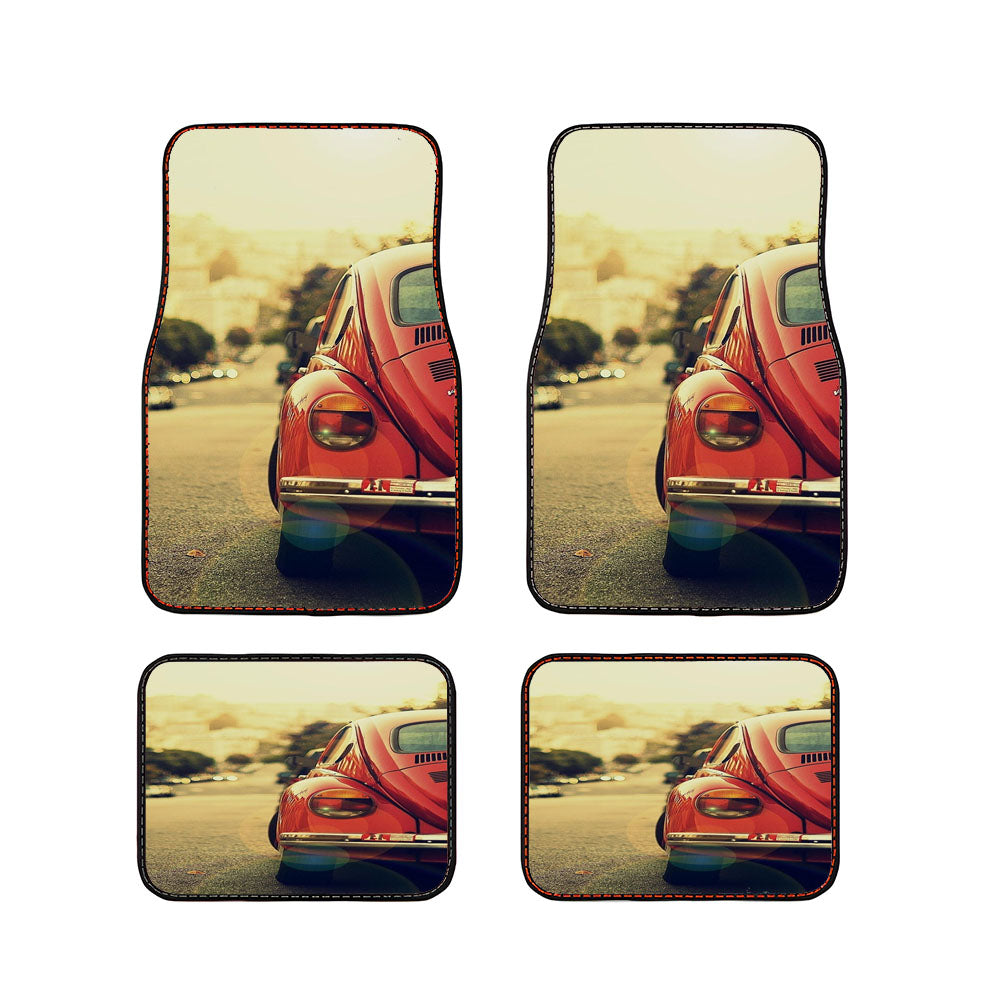 Vintage Vw Car Floor Mats Accessories