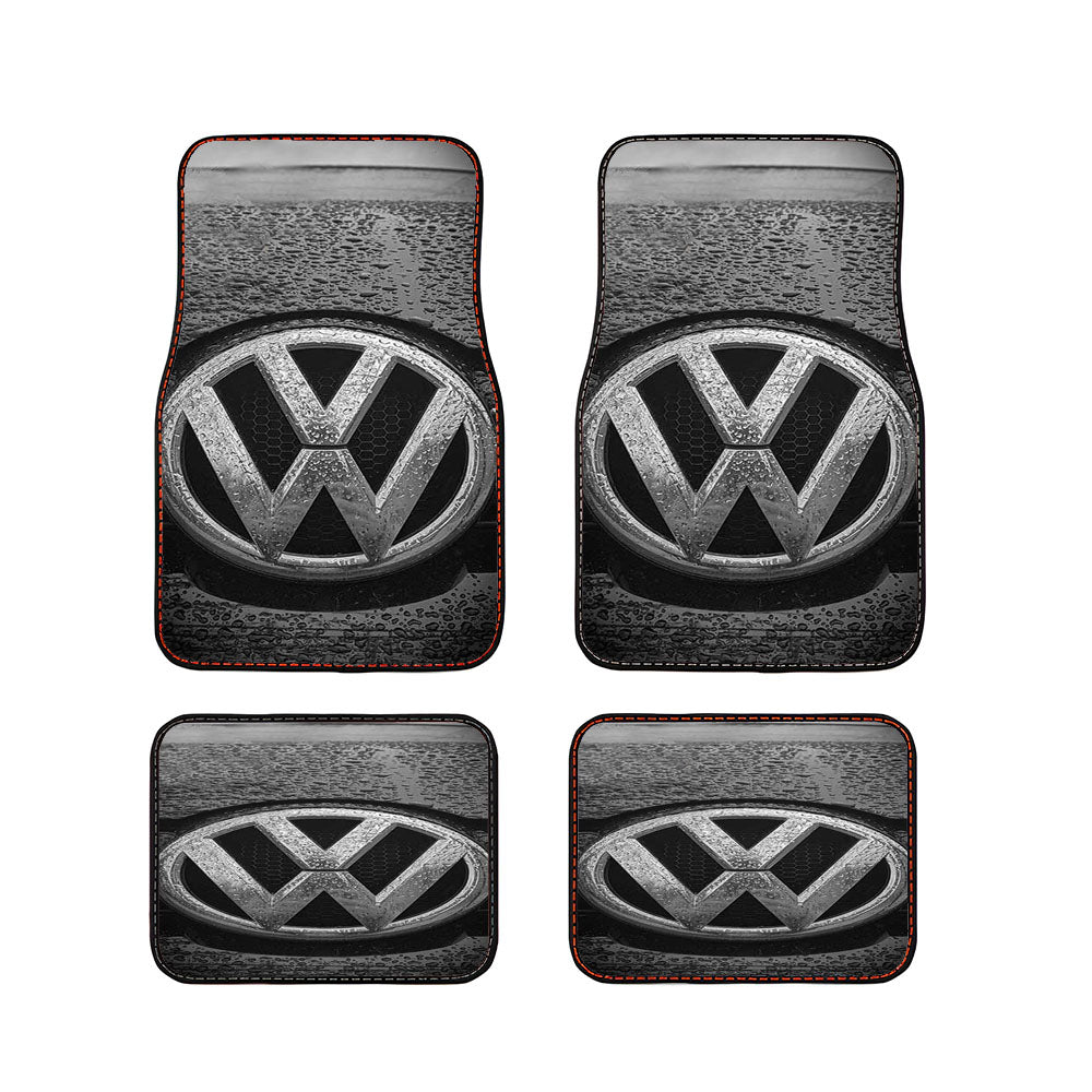 Vw Volkswagen Wet Logo Car Floor Mats Accessories