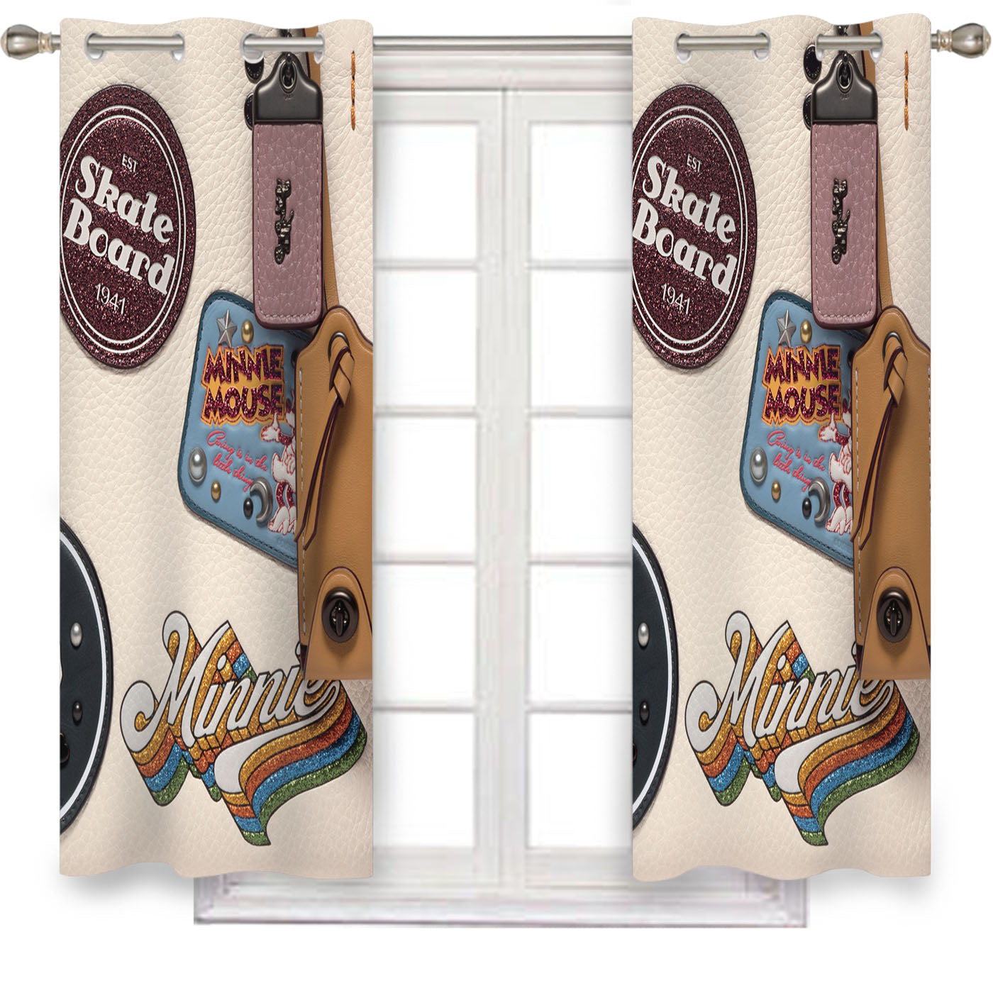 Coach Disney Patch Window Curtains