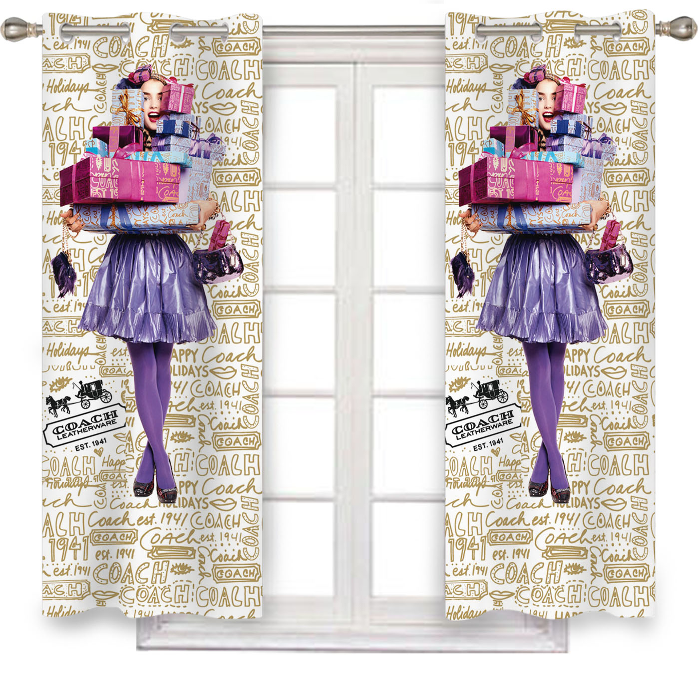 Coach New Cool Window Curtains