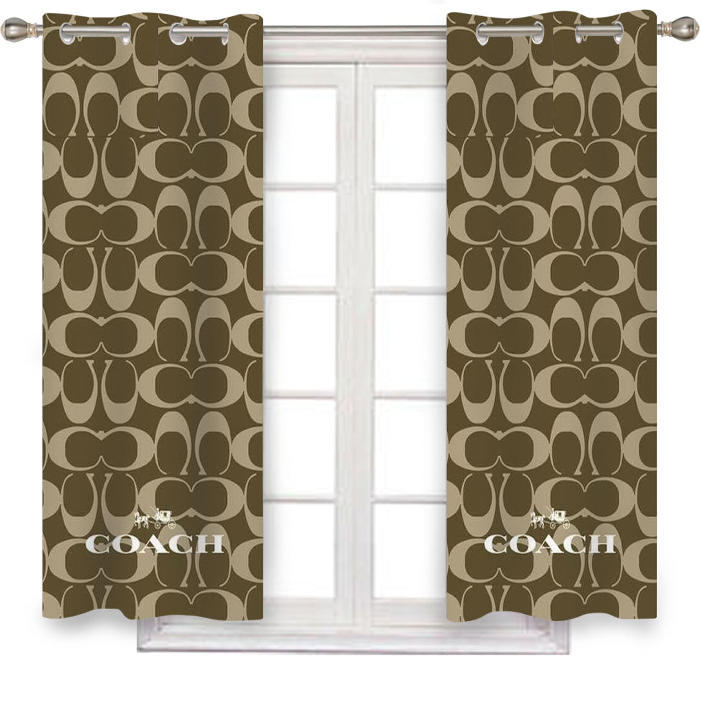 Coach New York Icon Window Curtains