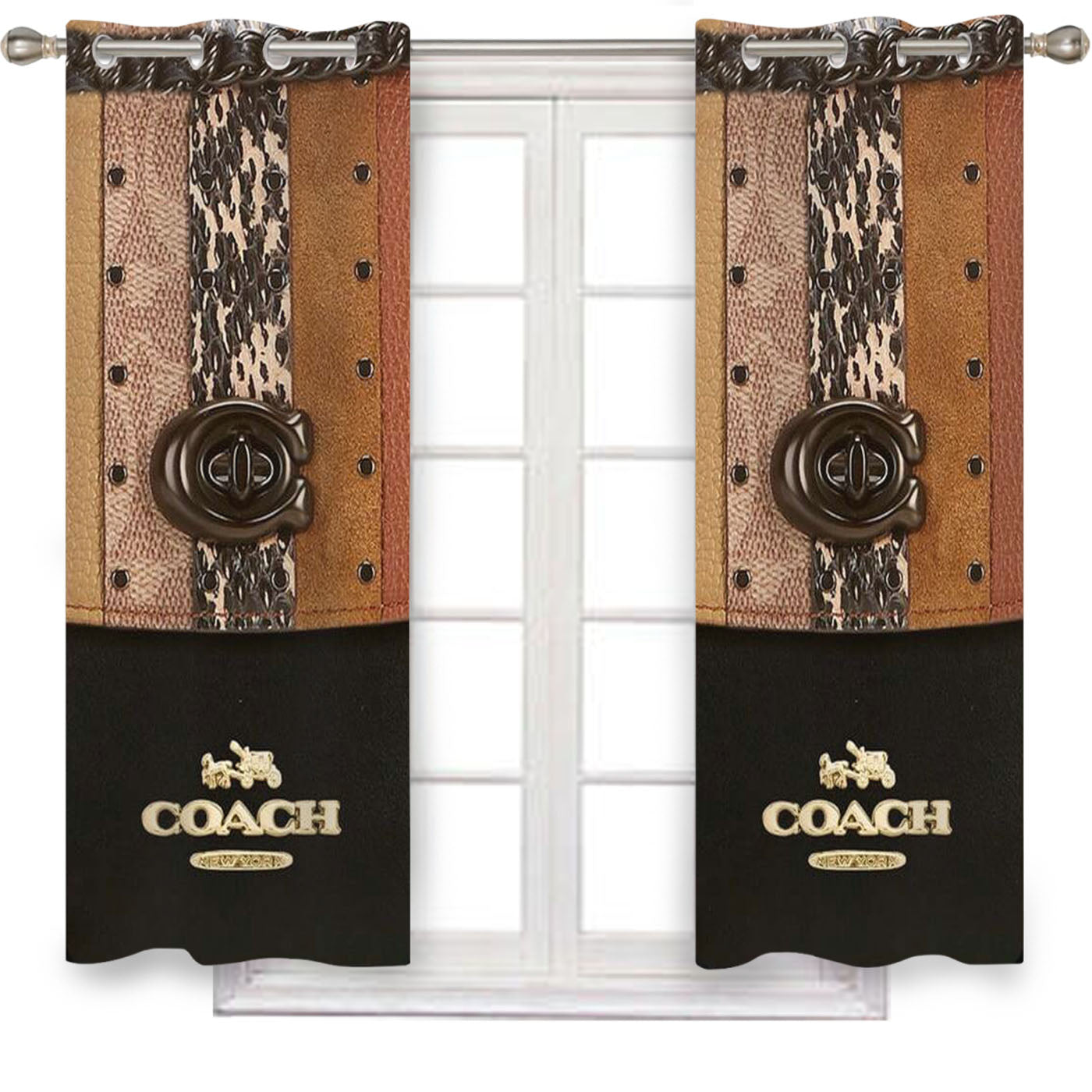Coach New York New Window Curtains