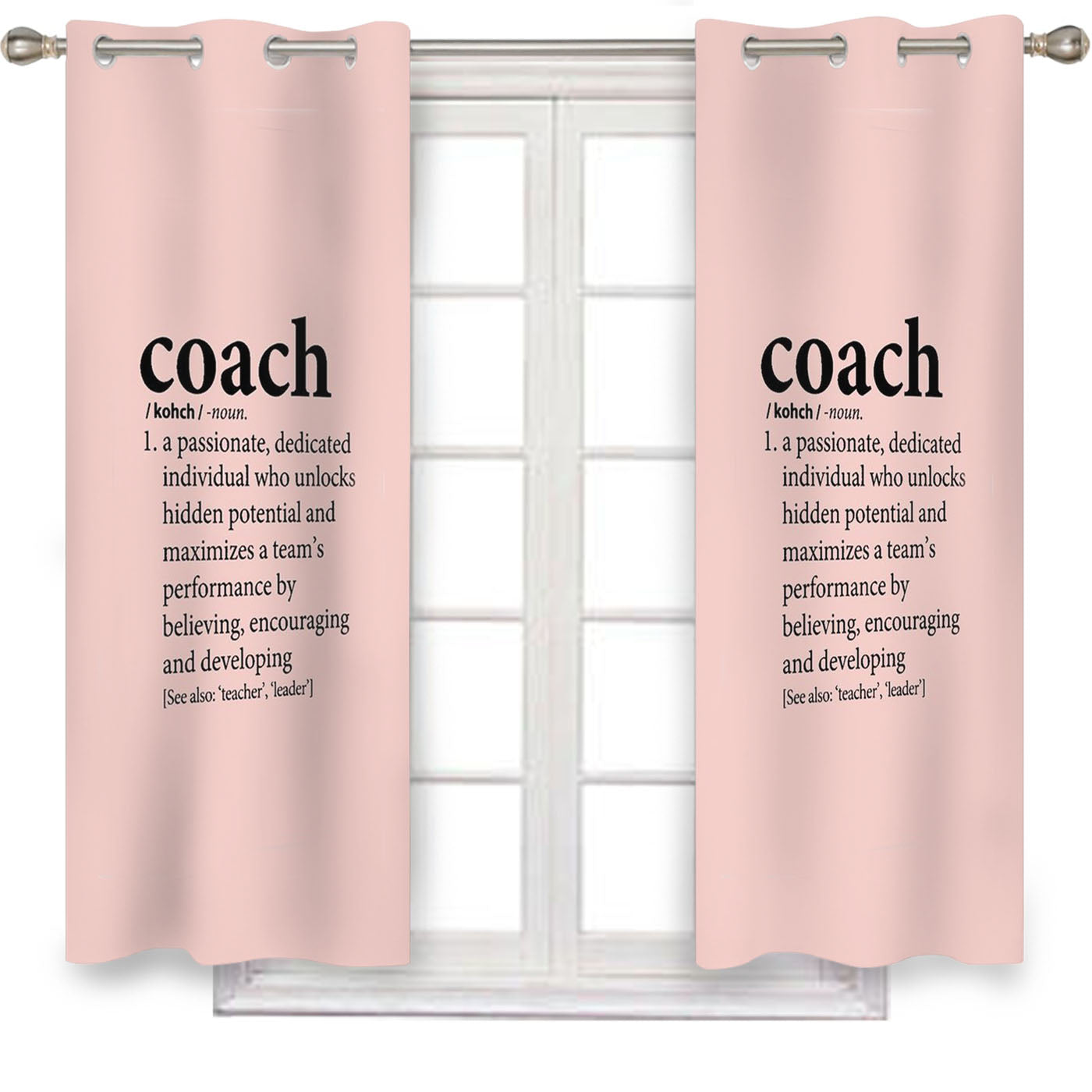 Coach Passionate Window Curtains