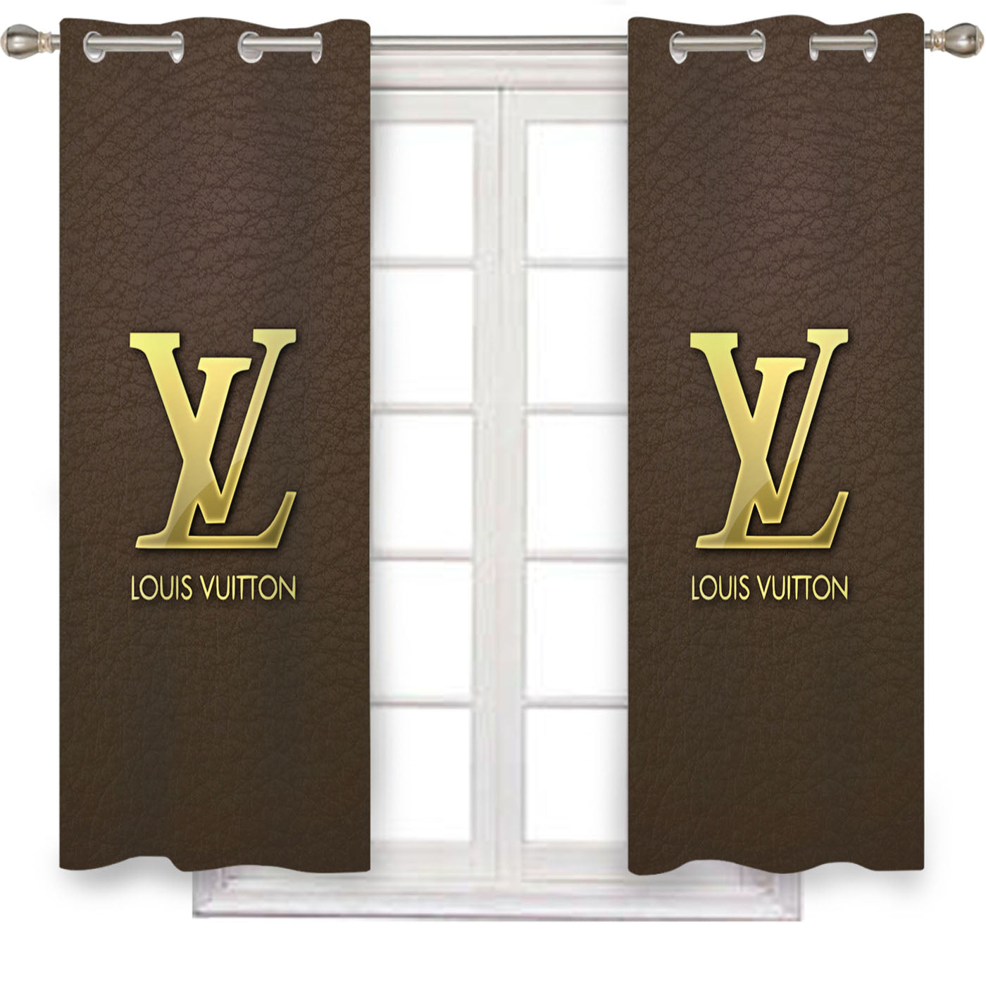 Louis Vuitton Art Window Curtains