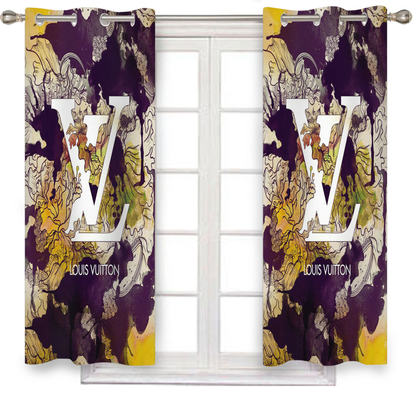 Louis Vuitton Art Lower Amazing Window Curtains