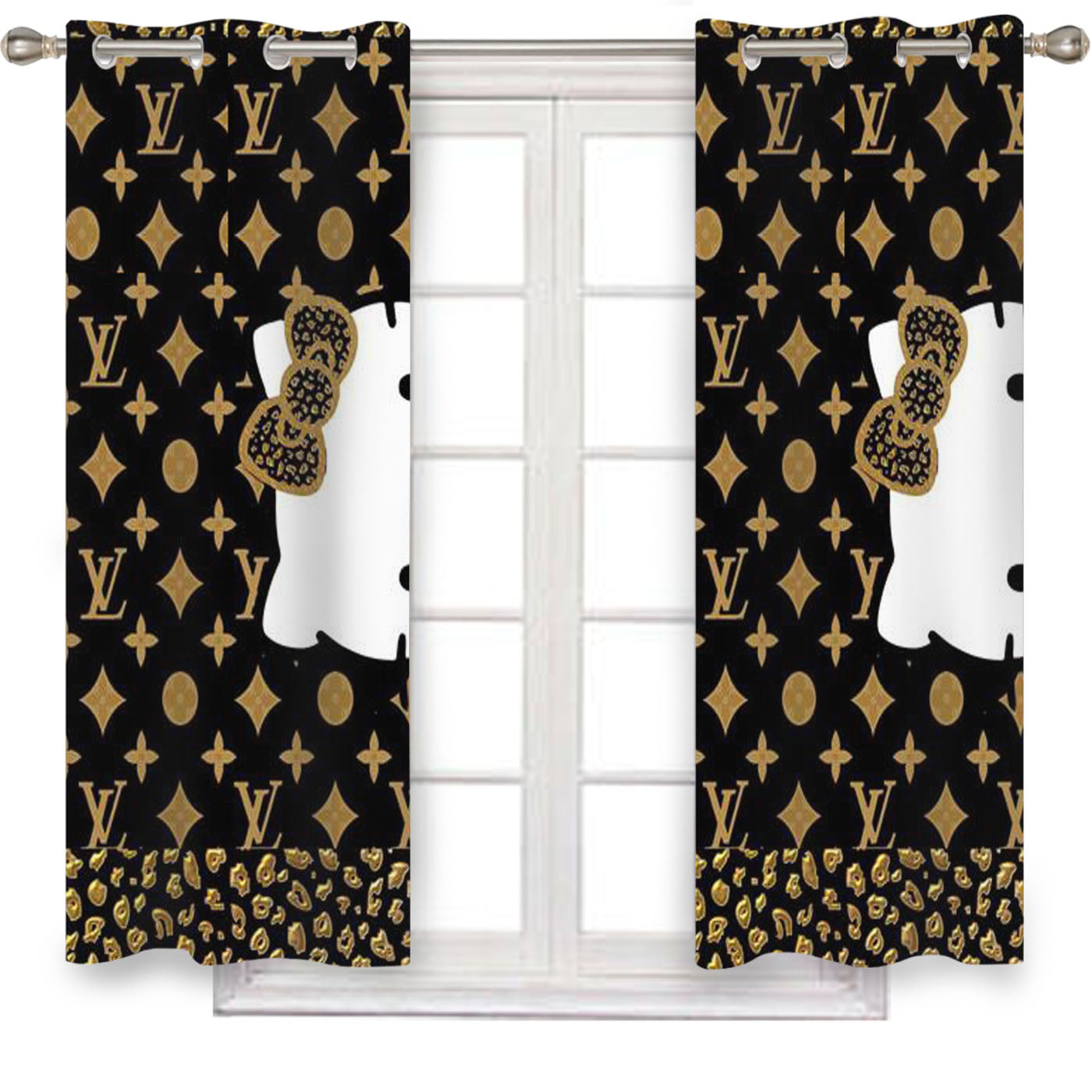 Louis Vuitton Hello Kitty Window Curtains