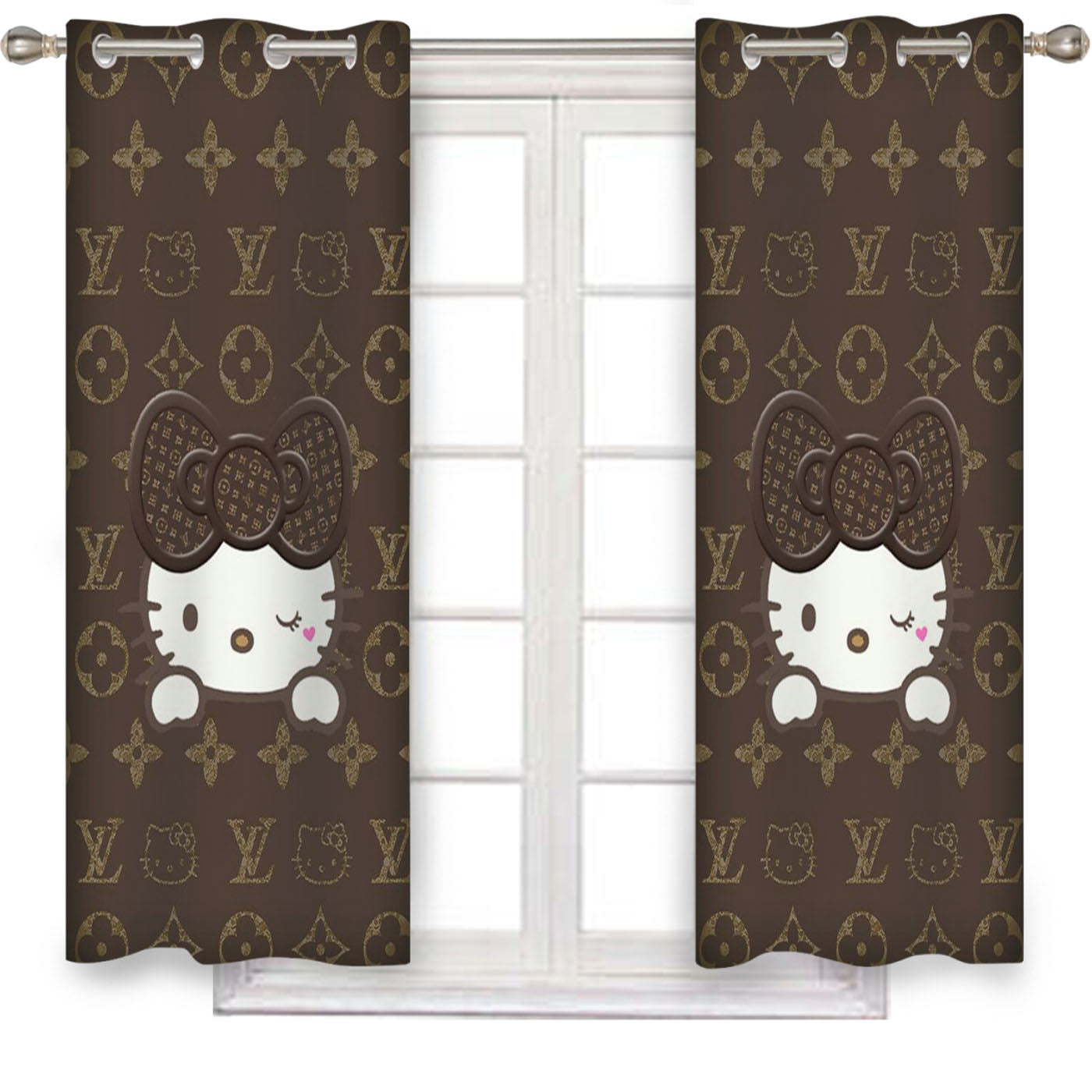 Louis Vuitton Mickey Mouse Window Curtains