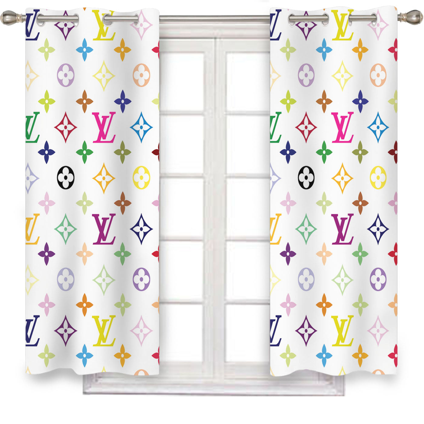 Louis Vuitton Multicolor Window Curtains