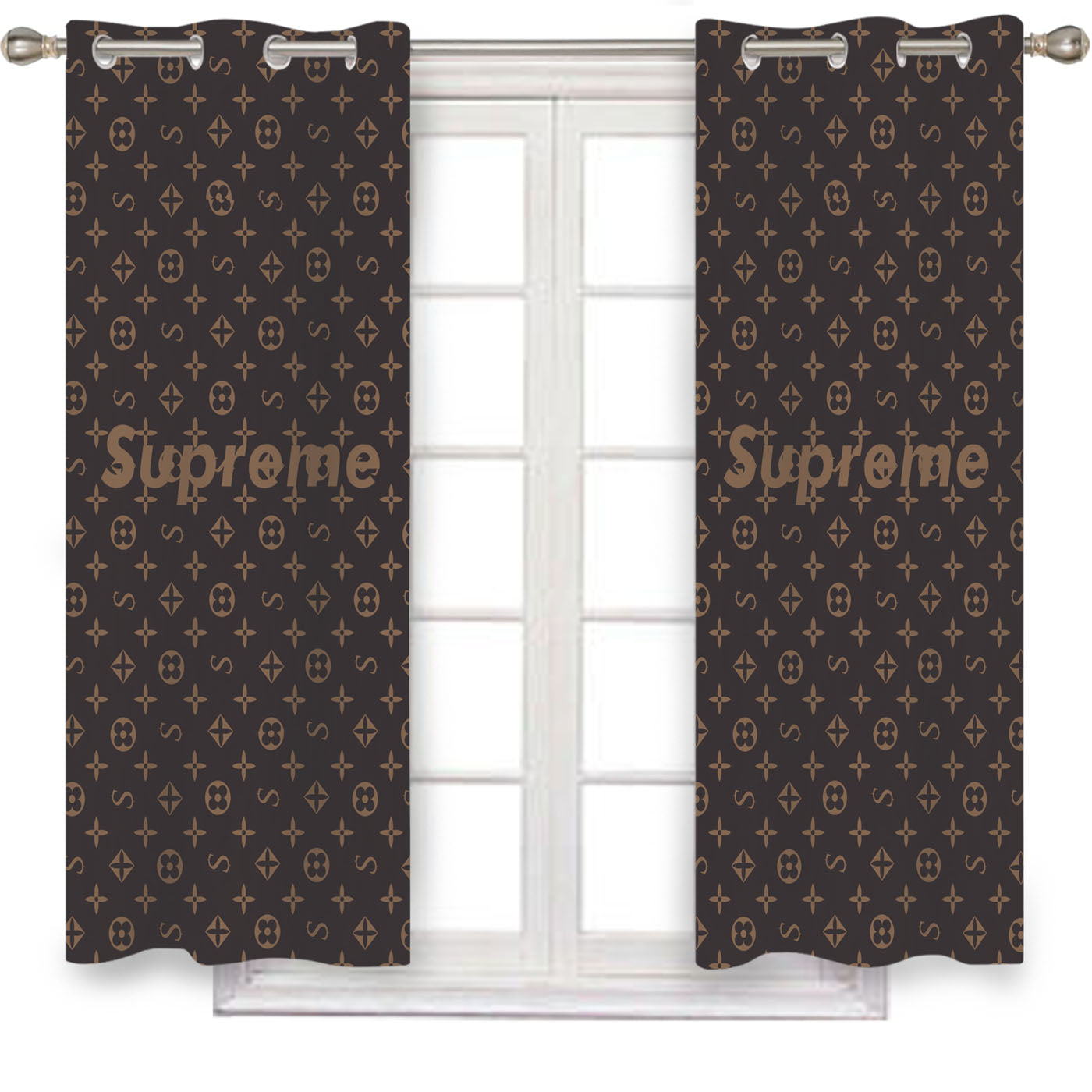 Louis Vuitton Supreme Window Curtains