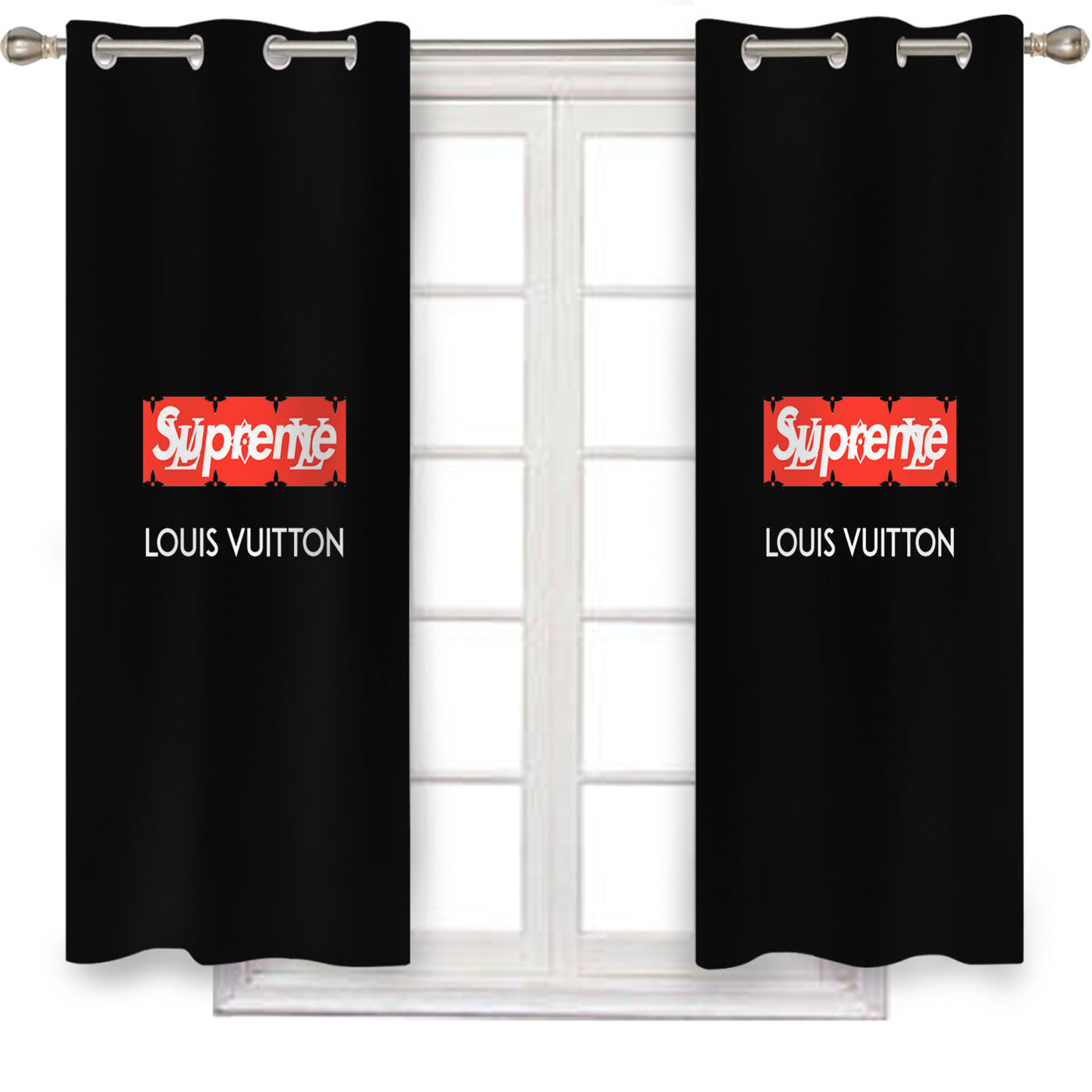 Louis Vuitton Supreme Simple Window Curtains