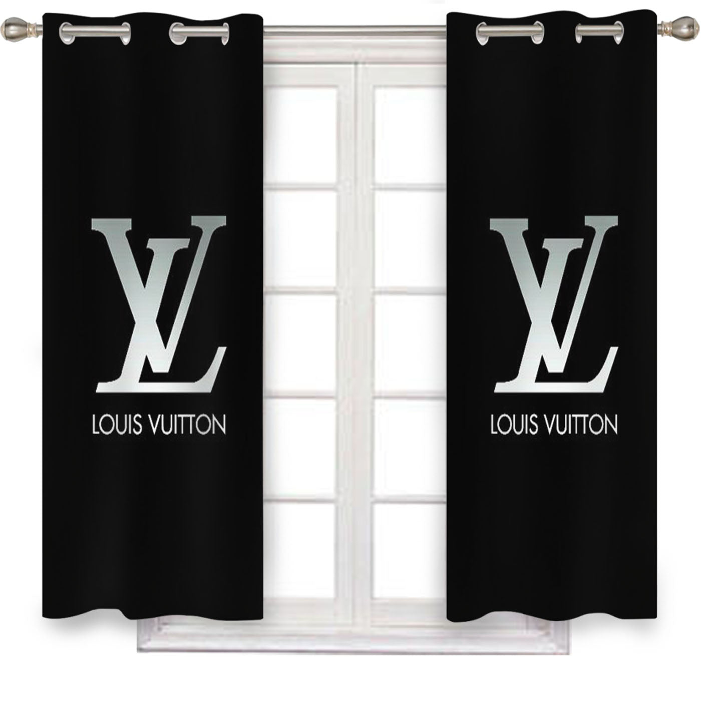 Lv Louis Vuitton Window Curtains