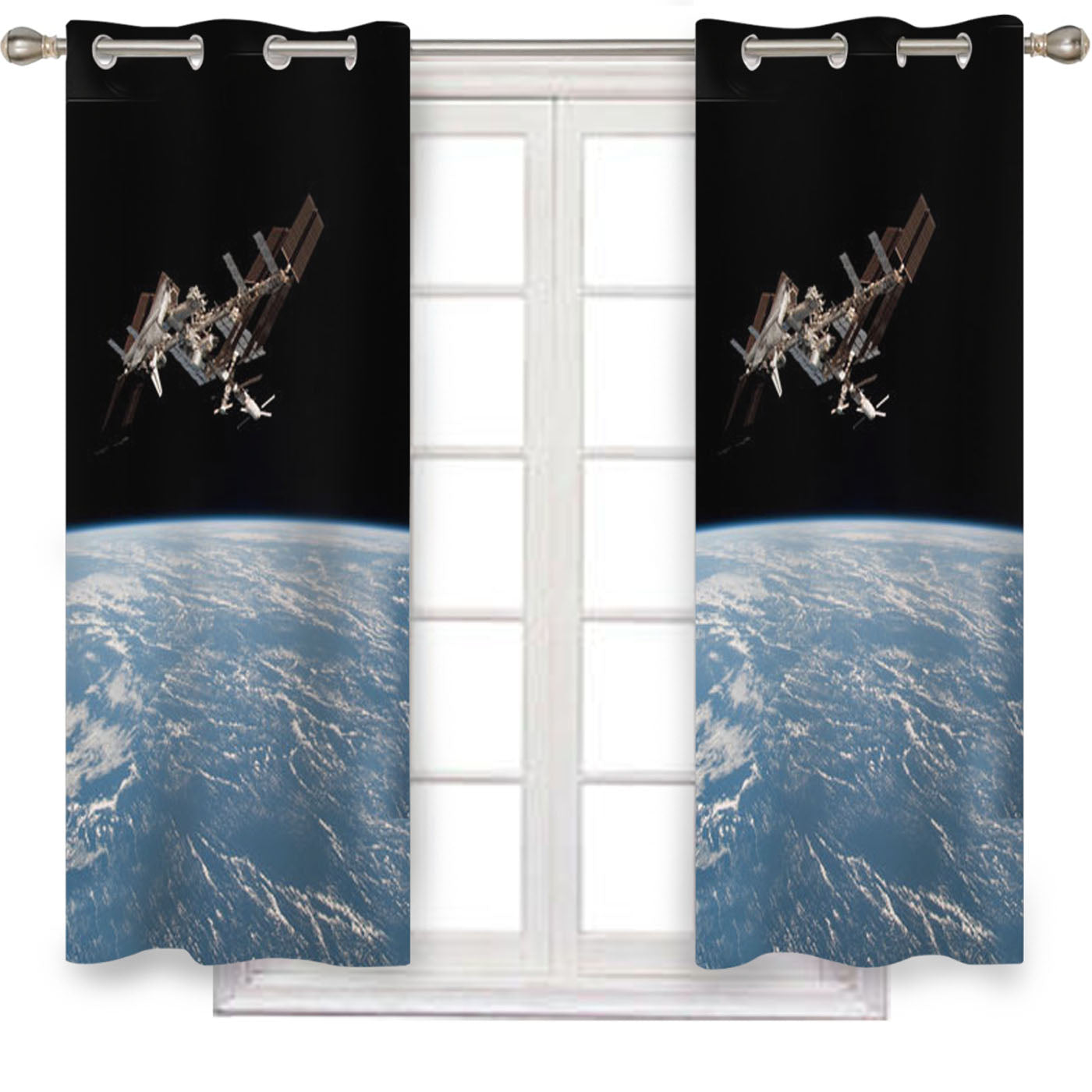 Nasa Satellite Window Curtains