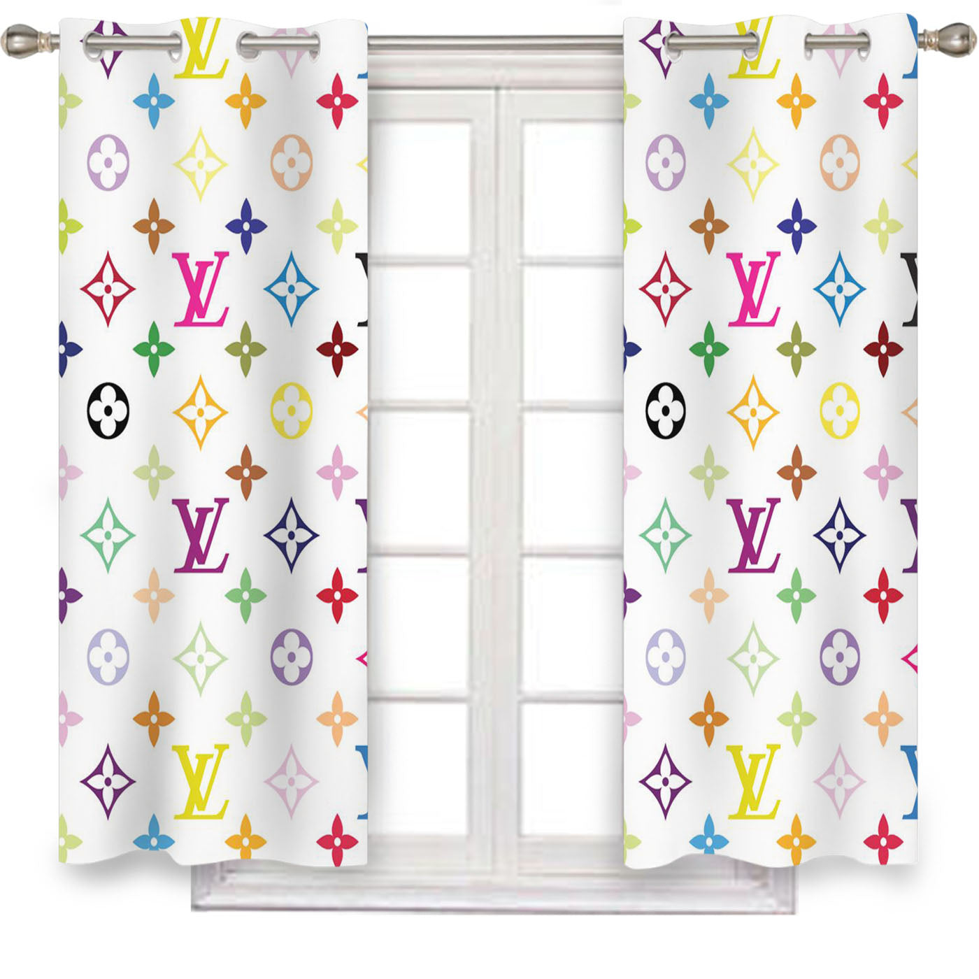 Rainbow Supreme X Louis Vuitton Window Curtains