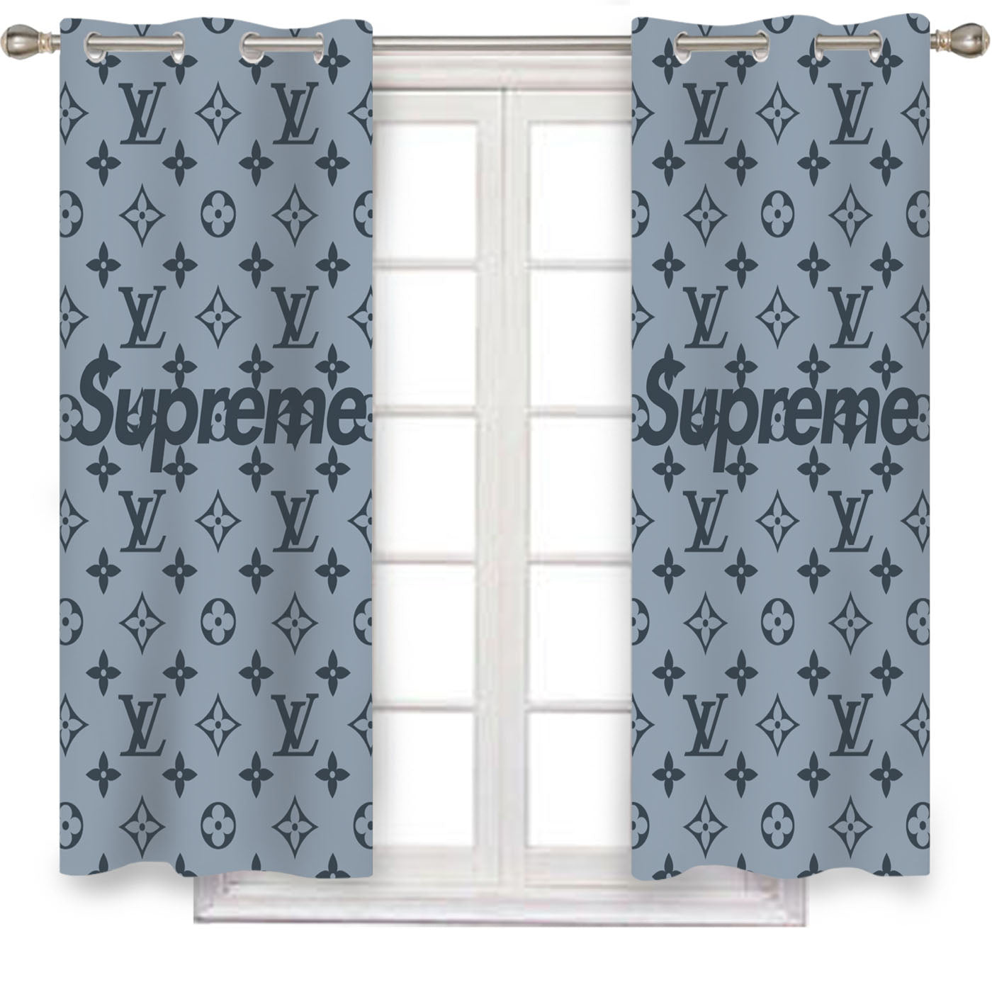 Supareme Louis Vuitton Window Curtains