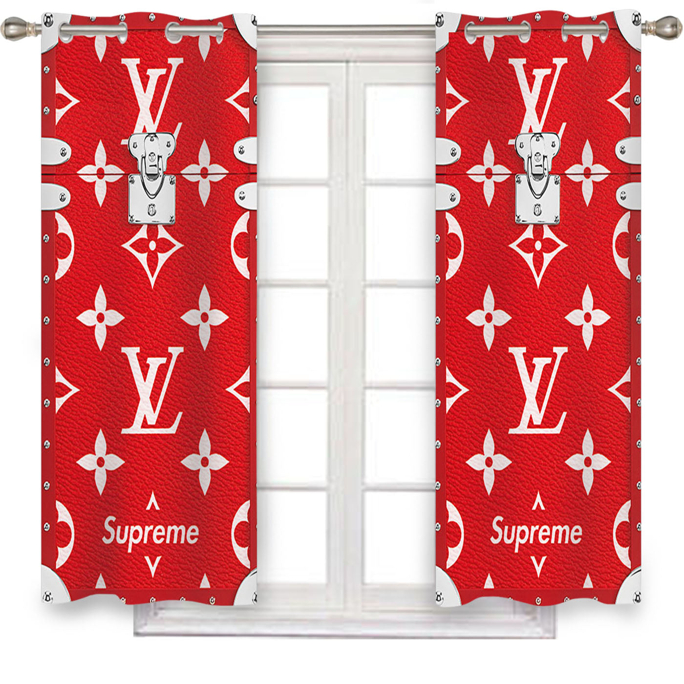 Supreme Louis Vuitton Eye Trunk Window Curtains