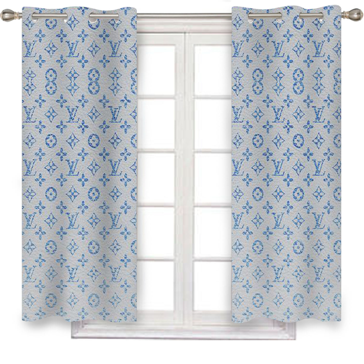 Texture Louis Vuitton Window Curtains